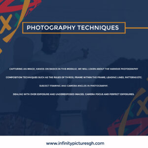 Infinity Pictures Academy is a premier photography and videography training institute design